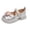 Silver#15, variant on Jinhomg Toddler/Little Girls' Bow Ballerina Flat Ballerina Flat Shoes Mary Jane PU Dress Shoes Wedding School Party Shoes Silver 31