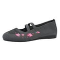 thumbnail image 3 of Tawop Shoes for Women Slip On Work Flat Breathable Soft Gray Size 9.5, 3 of 5
