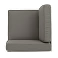 thumbnail image 7 of Noble House Cape Coral 6 Piece Outdoor Aluminum Conversation Set in Dark Gray, 7 of 7