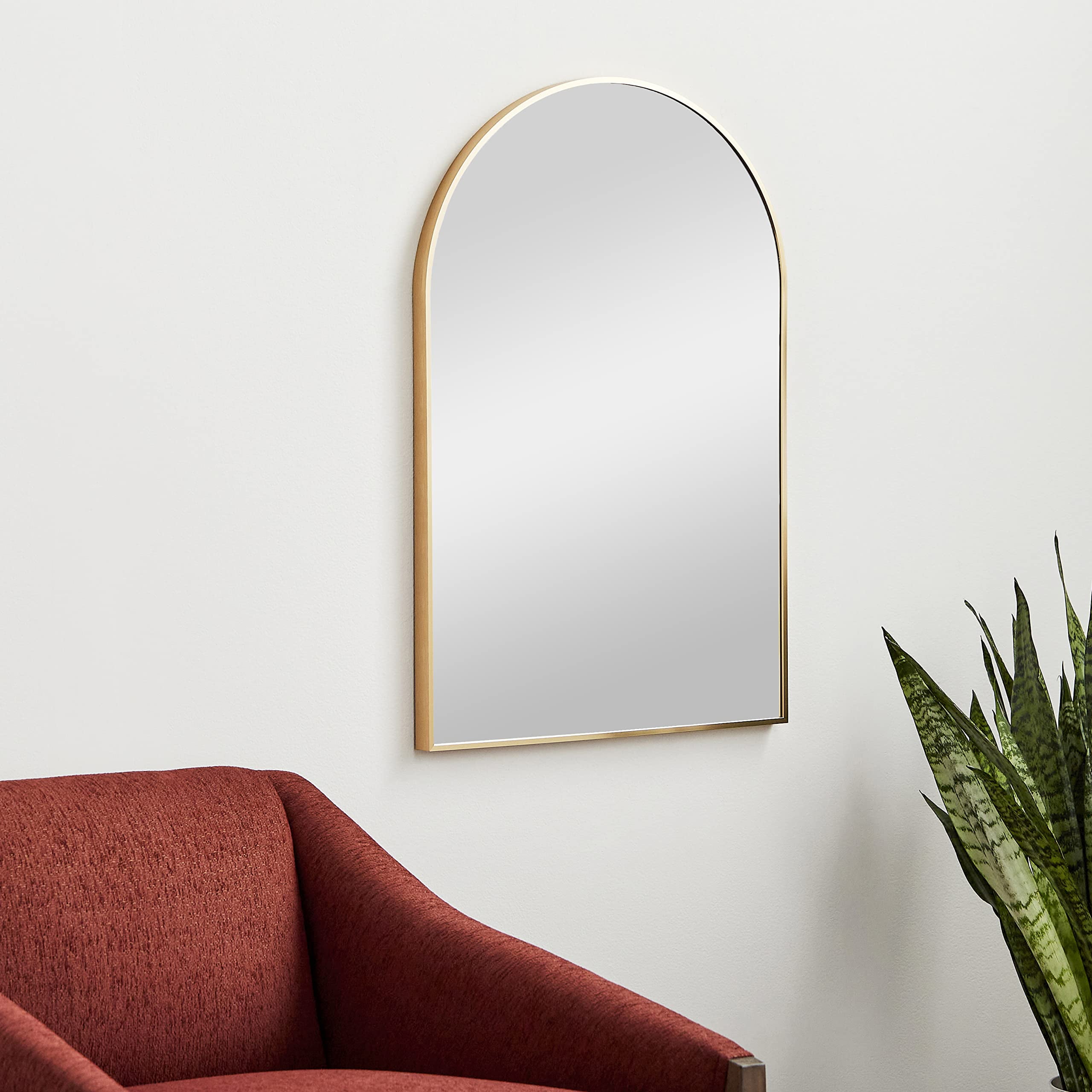 Mark&Day Mirrors, Yumi Modern Arched Wall Mirror for Living