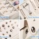 thumbnail image 3 of boite Bijoux,petit Coffret Bijoux Femmes Filles Voyage Organisateur De Bijoux,pour Bagues, Boucles, D'oreilles, Colliers, Pulseras, 3 of 5