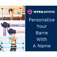 thumbnail image 2 of Vita Barre Prodigy 6' Aluminum Frame Double Wood Ballet Barre, Satin Silver, 2 of 10