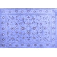 thumbnail image 1 of Ahgly Company Indoor Rectangle Abstract Blue Contemporary Area Rugs, 5' x 8', 1 of 4