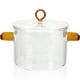 thumbnail image 1 of Olla de vidrio para cocina, utensilios de cocina, olla para cocinar sopa con tapa, olla para estofado casera, 1 of 5