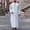 White, variant on SIYUDAN Kaftan for Men Casual Long Sleeve Mens Thobe Embroidered Stand Collar Muslim Thobe White Robe