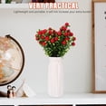 thumbnail image 5 of PTOOTP Outdoor Artificial Flowers Red Bunches Realistic Decorative Floral Arrangement, 5 of 6