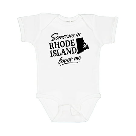 

Inktastic Someone in Rhode Island Loves Me Gift Baby Boy or Baby Girl Bodysuit