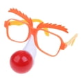 thumbnail image 1 of Gafas de nariz de payaso Zulema de Plástico roja, 1 of 8
