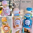 thumbnail image 6 of Portable Leakproof With Strap Sports Bottles Kid Water Sippy Cups Baby Feeding Cup Children's Straw Bottle BEIGE, 6 of 8