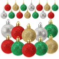 thumbnail image 1 of Adornos de Esferas Navideñas JULMELON 36PCS con Brillo 4cm, 1 of 7