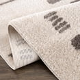 thumbnail image 6 of BoutiqueRugs Azriel Contemporary Area Rug - Machine Washable - Peach, Charcoal - 5'3" x 7', 6 of 11