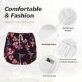 thumbnail image 4 of Rateoe Humming Bird And Tropical Printed 2 in 1 Women's Workout Shorts for Athletic Gym Running Shorts with Phone Pockets-XX-Large, 4 of 7