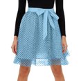 thumbnail image 3 of DHFJKG Womens Tulle Midi Skirts Polka Dot Layered Bow Skirt Dancewear Stage Show Flowy A Line Versatile Skirt, 3 of 9