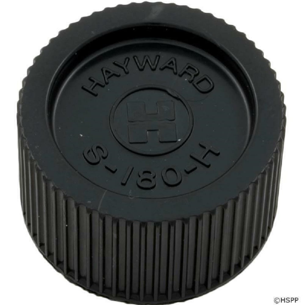 Black Drain Cap with Gasket WW Sand Filter Cap Marked 5051920