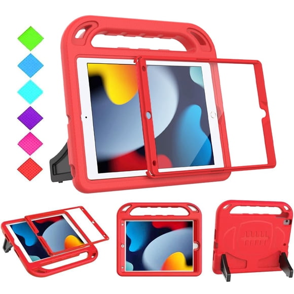 Funda BMOUO Kids para iPad 10.2 2021/2020/2019 con pantalla roja