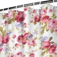 thumbnail image 3 of Pioneer Flower Floral Print Pattern Shower Curtain 72"x72" ,Bathroom Decorative Shower Curtains Set with 12 Hooks,Modern Waterproof Washable Shower Curtain, 3 of 6