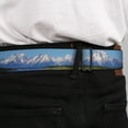 thumbnail image 4 of Buckle-Down Belt, Seatbelt Buckle Belt, Landscape Snowy Mountains, 34 to 52 Inches, 4 of 9