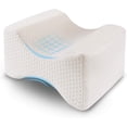 thumbnail image 1 of nipocaio Orthopedic Knee Pillow Memory Foam Suitable For Side Sleepers Relief Of Hip, Back And Knees, 1 of 4