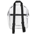 thumbnail image 1 of EQWLJWE Clear Mini Backpack Approved Clear Backpack Small for Work, Travel, Concert, Beach & Sports, 1 of 3