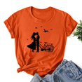 thumbnail image 2 of Amzcrzy Hauts pour Femmes Mode Imprimé Cœur d'Amour Chemises de la Saint-Valentin pour Femmes Col Rond Chemise de la Saint-Valentin Décontractée Tendance Manches Courtes Hauts pour Femmes, 2 of 3