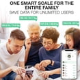 thumbnail image 3 of Báscula digital inteligente Korescale Gen2 con IMC, grasa corporal, masa muscular y peso | Báscula de baño de alta precisión, analizador de composición Bluetooth | Compatible con KoreHealth y la app S, 3 of 5
