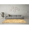 thumbnail image 3 of Ahgly Company Indoor Round Abstract Brown Contemporary Area Rugs, 4' Round, 3 of 4