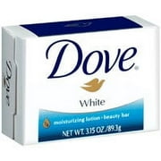 Dove White Moisturizing Lotion. Beauty Bar - 3.15 Oz, 6 Pack