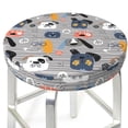 thumbnail image 3 of Fotbe Dog Stool Covers Round,Waterproof Round Bar Stool Covers Bar Chair Covers Washable Stool Cushion Slipcover for 12-14 Inch Chair-13 inch, 3 of 7