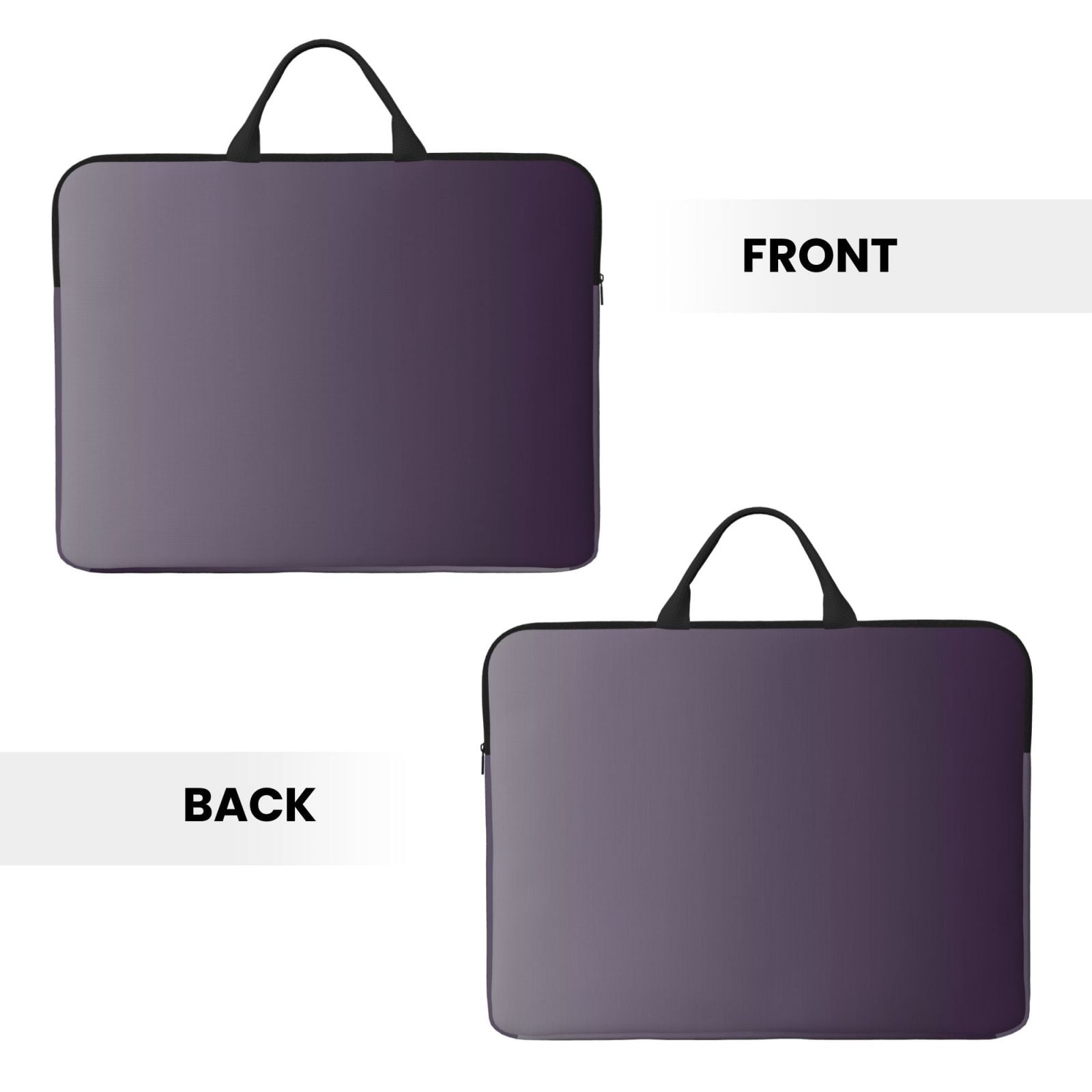 Laptop Sleeve Bag For Women Men 14inch Waterproof Durable Protective Computer Carrying Cover Handle Laptop Case Bag Grey Gradient