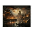 thumbnail image 3 of Designart "Golden Temple China Art painting II" Chinese Print on Natural Pine Wood, 3 of 5
