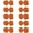Bright Orange, variant on 5 Pairs Silk Knot Cufflinks, Elastic Fabric Cufflinks Twist Dress Accessories Cuff Link for Shirts Coats