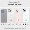 thumbnail image 2 of for iPhone 15 Plus Case Clear, Ultra [Slim Thin] Flexible Scratch Resistant TPU Gel Rubber Soft Skin Silicone Shockproof Protective Phone Case Cover for iPhone 15 Plus 6.7'' (Clear), 2 of 16
