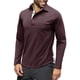 thumbnail image 1 of pstuiky camisas de manga larga para hombre, Camiseta informal de manga larga para hombre, color liso, con solapa, estilo retro. tops de invierno para hombre xxl, 1 of 7