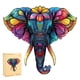 thumbnail image 1 of Rompecabezas de Madera Ruikiyart Mandala Elefante 200 Piezas 30x32 cm, 1 of 6