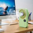 thumbnail image 5 of Zguuel Ice Cooling Handheld Fan, Semiconductor Ice Plate Fan with Digital Display & Turbo Speed, Rechargeable Personal Fan for Travel, Outdoor, Summer Heat Relief, 5 of 5