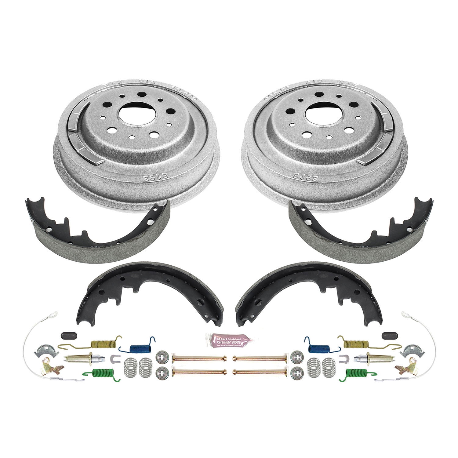 Power Stop Rear Stock Replacement Drum and Shoe Kit KOE15269DK