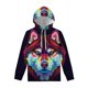 thumbnail image 2 of Sudadera con capucha con estampado 3D de perros y mascotas coloridas para hombres y niños, jersey con gráficos de animales de husky siberiano, ropa de calle, sudaderas casuales, 2 of 4