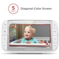 thumbnail image 2 of Motorola Video Baby Monitor with (2) 2.4GHz Cameras, 5" Screen, Color, 2 Piece, 2 of 3