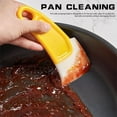 thumbnail image 4 of Boreal Craft Silicone Scraper For Pot Bottom Cleaning High Temperature Scraper For Washing Pots Pans And Dishes Non Stick Pot Cleaning Scraper Grease Scraper Dish Sponge with Handle, 4 of 6