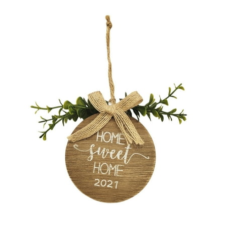 

Veki Hanging Pendant Wooden Wooden Ddecoration Decoration Accessories Holiday Sign Decoration Hangs Decorative Hanging Glass Balls