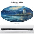thumbnail image 2 of Lighthouse Coast Scenery Washable Round Rug -Circle Area Rugs for Nursery Bedroom, Vintage Non Slip Non Shedding Low Pile Carpet for Living Room Coffee Table Entryway, 2 of 7