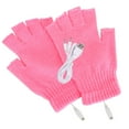 thumbnail image 2 of Idoravan Heated Gloves for Men Women Rechargeable ,USB Feeling Heating Gloves USB Thermal Gloves USB Electric Heating Gloves Keep Warm In Winter Pink, 2 of 6