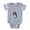 Heather Gray, variant on CafePress - Beagle Birthday - Cute Infant Baby Football Bodysuit