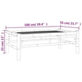 thumbnail image 4 of vidaXL Garden Coffee Table 100x55x33 cm Bamboo, 4 of 4