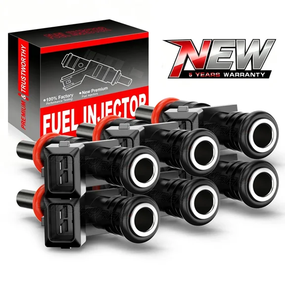 CHUSYYRAY 6 Fuel Injectors Set FJ748 for BMW X3 3.0L, 2.5L 2007-2011 2012