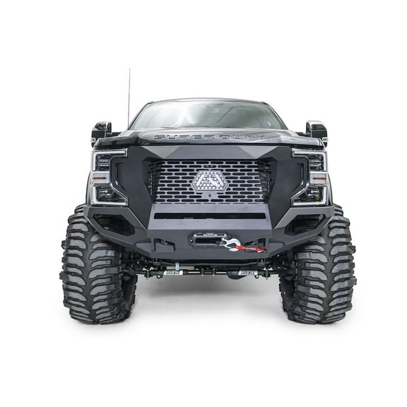 Fab Fours Gr4700 1 Grumper Front Winch Bumper Fits select: 2020-2022 FORD F250, 2022 FORD F350
