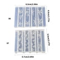 thumbnail image 5 of Osdhezcn Practical Nail Art Moulds Flower Theme Nail Art Template Moulds Silicone Texture, 5 of 10