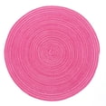 thumbnail image 2 of Coolmade Round Rop Cotton Braided Table Place Mats Braided Coaster Placemas Non-Slip Table Mats Set of 6 for Dining Kitchen Table Washable 15 inch, 2 of 7