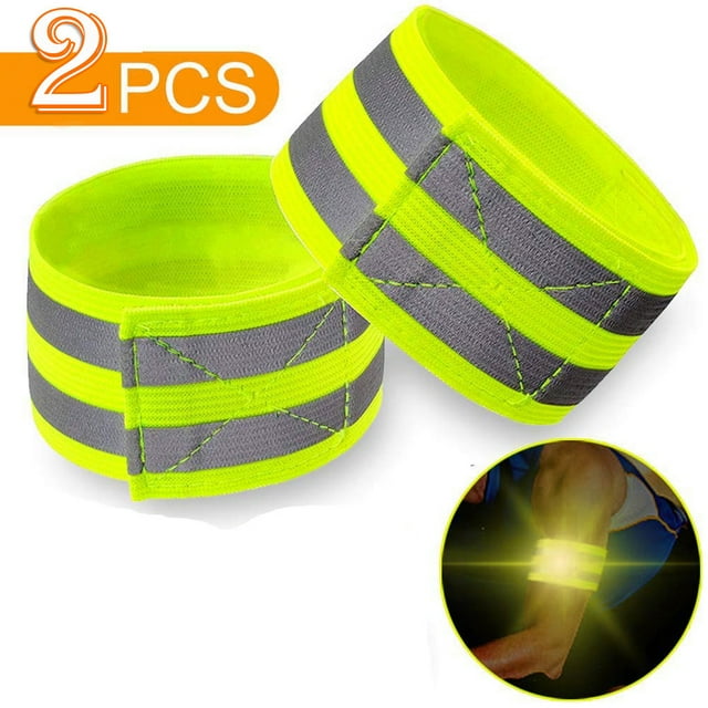 Agiferg High Safety Visibility Reflective Security Wrist Belt For Night Running Walking