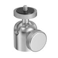 thumbnail image 2 of Pebbuoy Aluminum Alloy Mini Ball Head 360 Degree Rotatable 1/4 3/8-inch Screw Metal LED Video Light Cell Phone DSLR Camera Monopod Tripod Head Mount Adapter Camera Accessories, 2 of 8